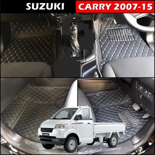 พรมปูพื้นรถยนต์ 6D SUZUKI CARRY ปี2007-18 เต็มคัน 1ชิ้น