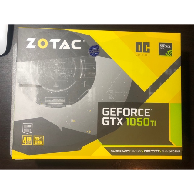 ZOTAC GTX 1050 Ti OC Edition 4GB
