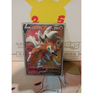 Pokemon Cards"Lycanroc V Full Art 187/203 "ENG Evolving Skies