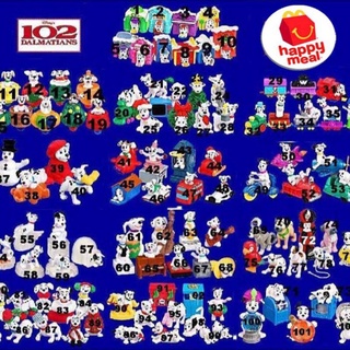 Mcdonalds Happy Meal ของเล่นดิสนีย์ 102 Dalmatians 2000