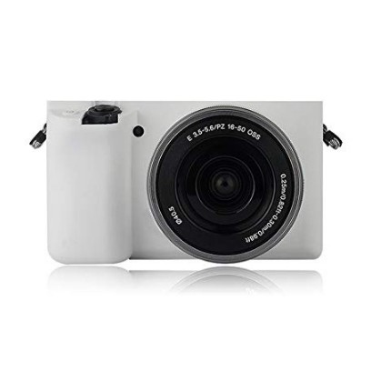 Soft Silicone Camera Case Bag Cover Skin For SONY A5000/5100 (WHITE) #0887