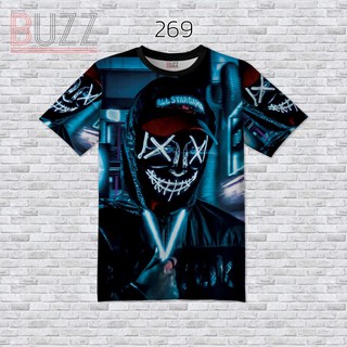 [S-4XL] เสื้อยืดแฟชั่น พิมพ์ลาย หน้า-หลัง ใส่ได้ทั้ง ชาย หญิ…