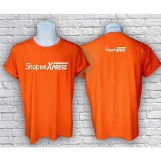 เสื้อยืด Shopee Express สกรีนหน้า-หลัง ราคาถูก