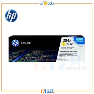 HP LaserJet Toner CC532A (304A) Yellow - (Genuine guarantee) สินค้าแท้รับประกันศูนย์