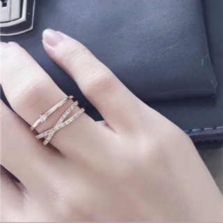 พร้อมส่ง💍 แหวนเพชรcz (รุ่น P43)