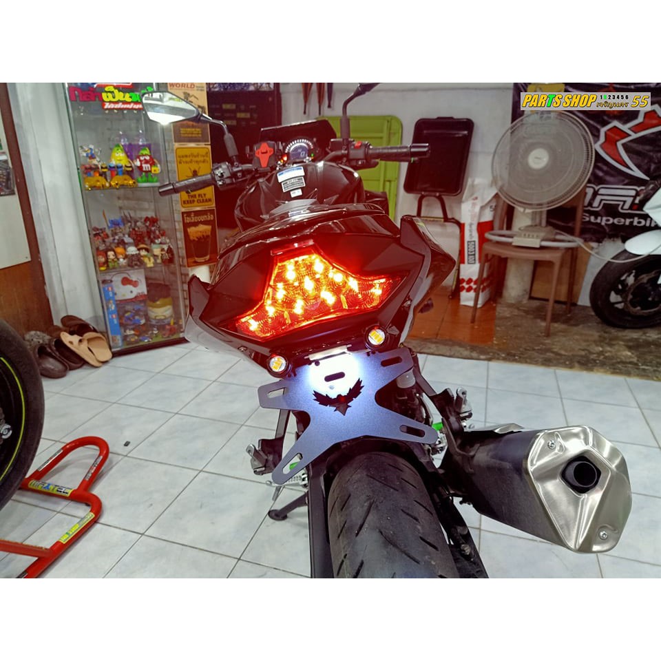 ท้ายสั้นพับแม่เหล็ก Ninja400 & Z400 แบรนด์ [ เพนกวิน ]
