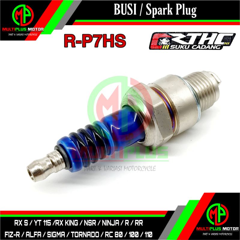 หัวเทียน หัวเทียน RTHC RP7HS,FORCE 1,FIZR,FIZ R,F1ZR,ALFA,S SHORT,TORNADO,BRAVO,CRYSTAL,JET COOLET,R