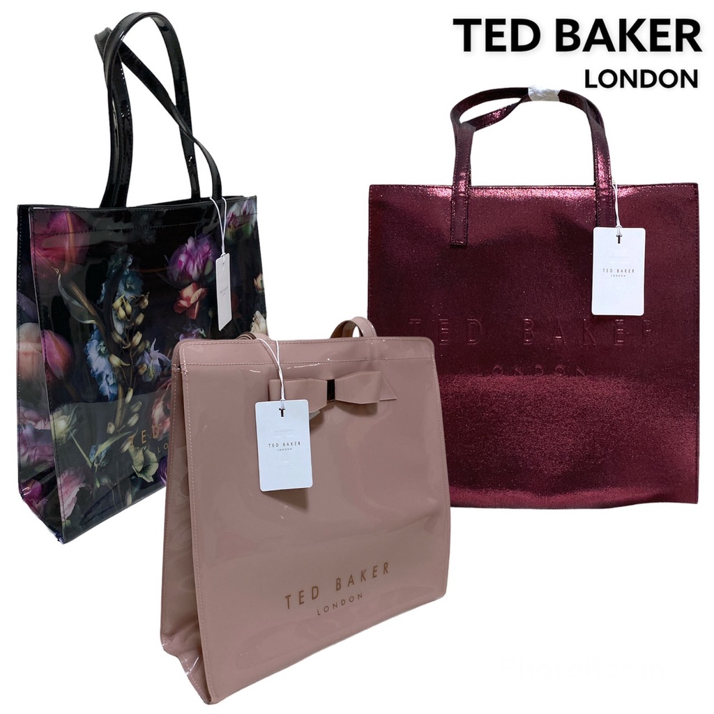 กระเป๋าถือใบใหญ่ TED BAKER LONDON ✅แบรนด์แท้100% 📦ส่งฟรี ยังไม่มีคะแนน 0 ขายแล้ว