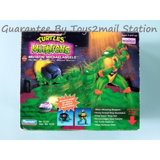 [VINTAGE RARE 1992] PLAYMATE x TAKARA TMNT TEENAGE MUTANT NINJA TURTLES : MUTATIN MICHAELANGELO งานเก่าสินค้าปี 1992