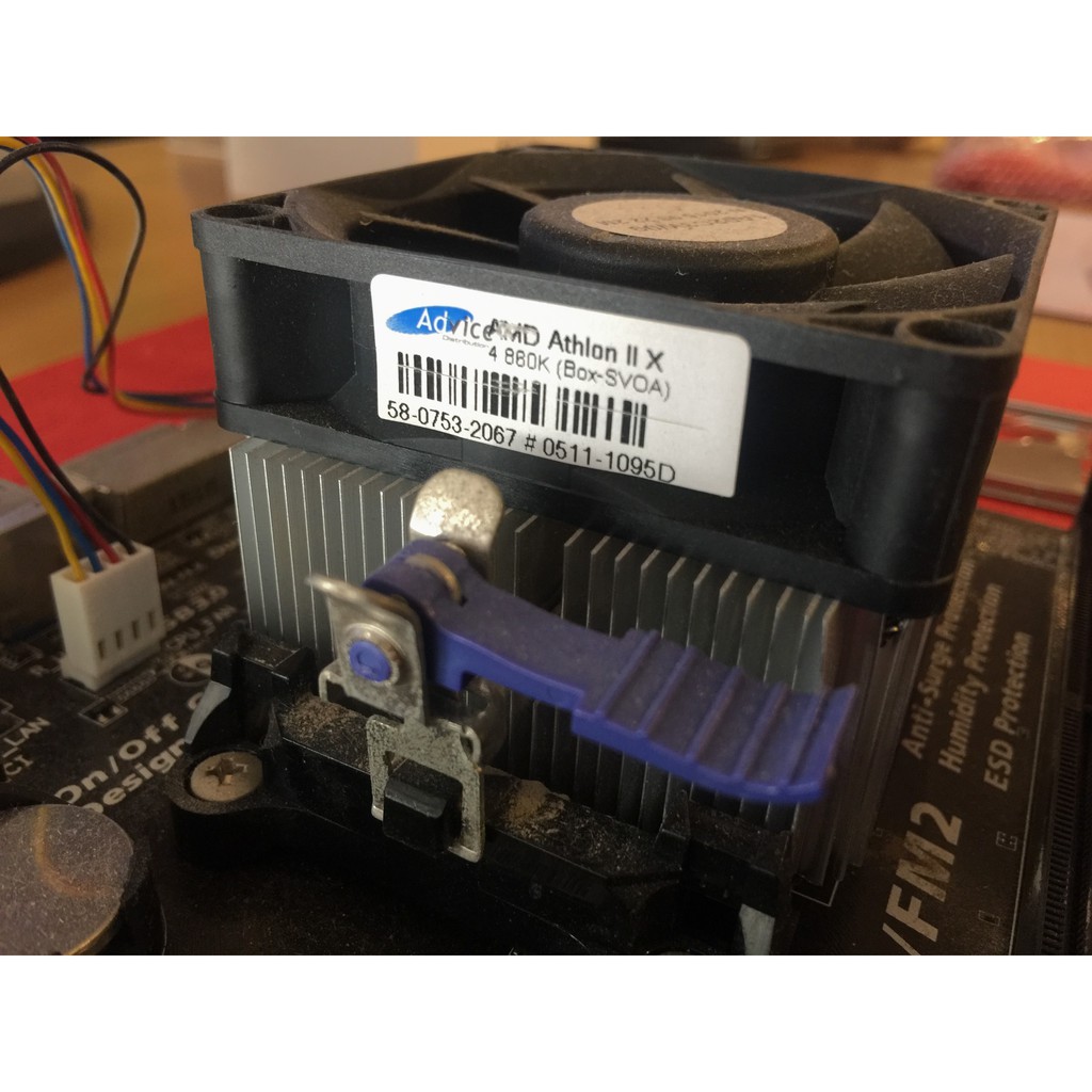 CPU AMD Athlon X4 860K [FM2+] พร้อมซิ้งค์พัดลมเดิมๆ