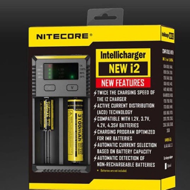[ แท้มีรับประกัน ] แท่นชาร์จ Nitecore newi2 กระแสชาร์จคงที่นิยมสุดๆ ชาร์จได้หลายขนาดคุ้มสุดๆ ระวังของปลอมราคาถูก