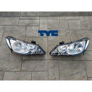 เสื้อไฟหน้า Honda Civic FD ( TYC แท้ 100% ) ปี 2006 - 2012