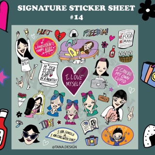 Sticker diecut no.14