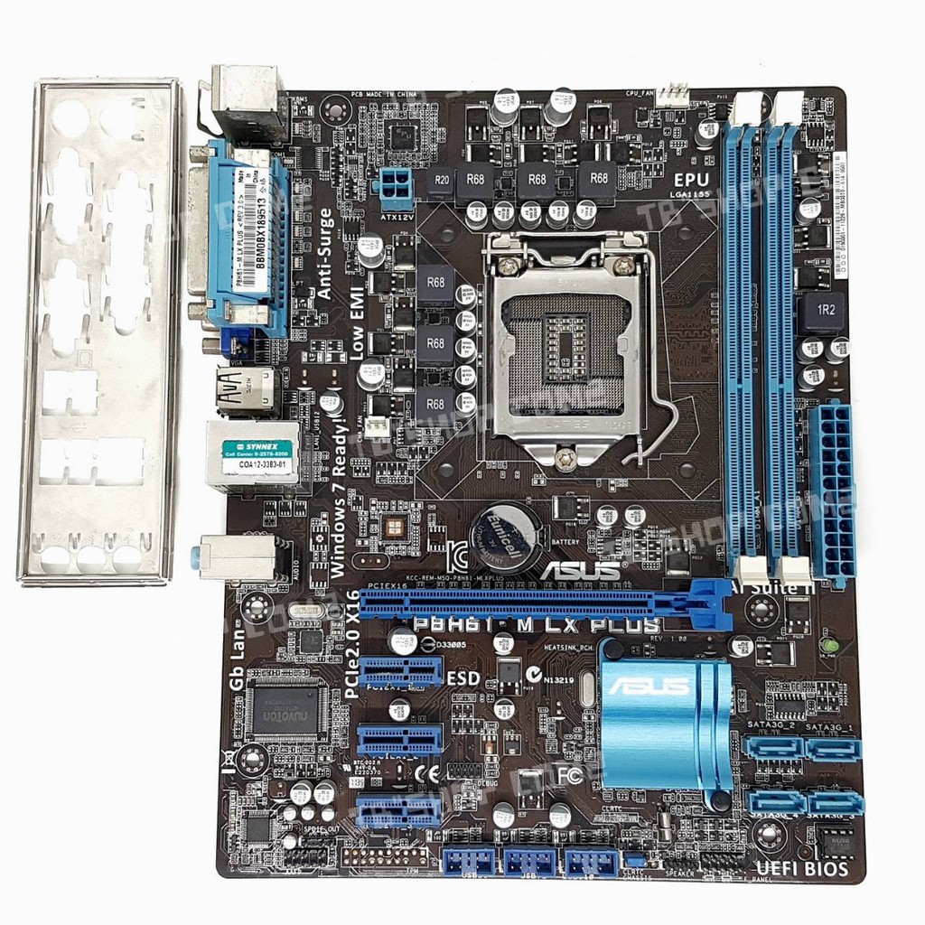 เมนบอร์ด ASUS p8h61-m lx plus LGA 1155