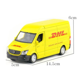 ProudNada Toys ของเล่นเด็ก โมเดล รถเหล็ก รถขนส่ง ดีเอชแอล HDWTOYS DHL EXCELLENCE SIMPLY DELIVERED. NO.554024