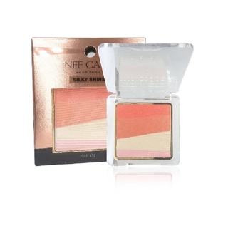 Nee Cara Silky Shine 4 Color Blush Palette #N973 :neecara นีคาร่า 4 คัลเลอร์ บลัช พาเลท    svl