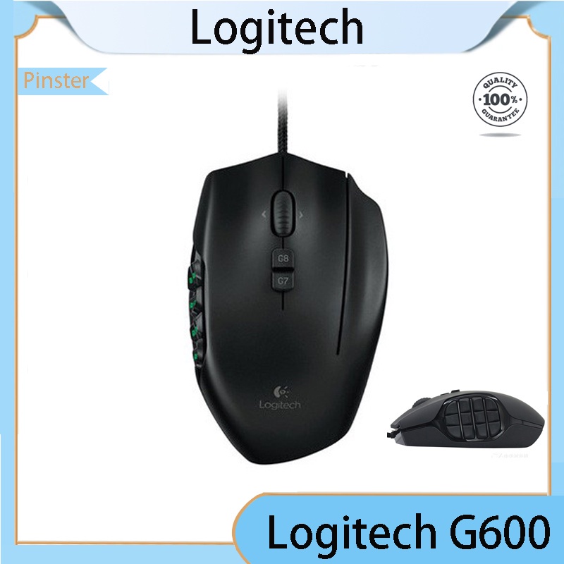 Logitech G600 Mmo เมาส์เกมคอมพิวเตอร์ 8200Dpi ออปติคอลี