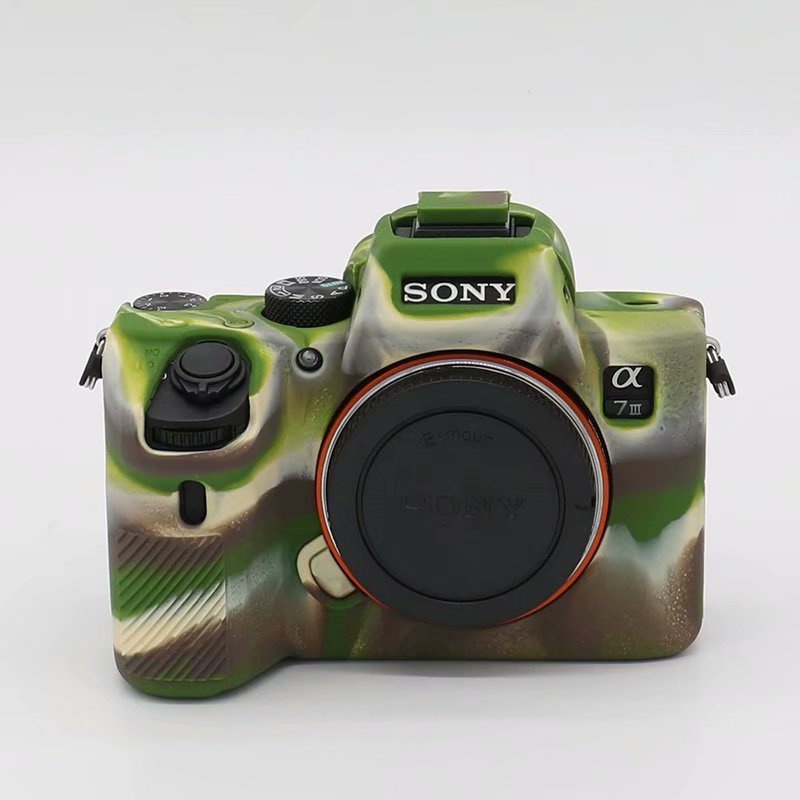 เคสกล้องซิลิโคนอ่อนนุ่มฝาครอบกระเป๋ายางสําหรับ Sony A7R3 A7III A7RIII A7Mark III