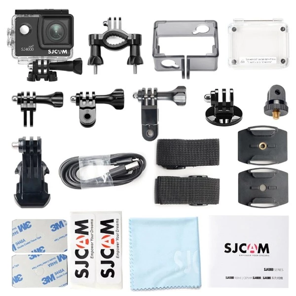 SJCAM SJ4000 WiFi  4K30FPS  12Mp  กล้องกันน้ำ กล้องติดหมวก กล้องดำน้ำลึก 30 เมตร Action Camera Web Cam เมนูไทย ประกัน1ปี thumbnail 8