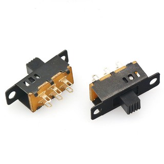 Slide Switch 2P3T สวิตซ์เลื่อน SS-23D32 6ขา