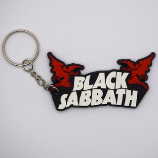 พวงกุญแจยาง Black Sabbath แบลค ซาบาท แซแบท ตรงปก พร้อมส่ง