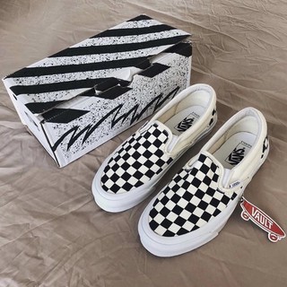 VANS VAULT OG SLIP ON LX - Checkerboard ปี2020 (พร้อมกล่อง) รุ่นใหม่ ✅จ่ายเงินปลายทางได้