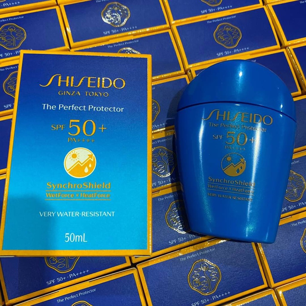 ไม่แท้คืนเงิน Shiseido The Perfect Protector SPF50+ PA++++ 50ml.ครีมกันแดดเนื้อบางเบา