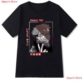 【ผ้าฝ้ายแท้】Appes Store 2022 เสื้อยืดHot Jujutsu Kaisen การ์ตูนตลก T เสื้อผู้หญิงผู้ชายแฟชั่น Ryomen Sukuna T เสื้อญี่ป