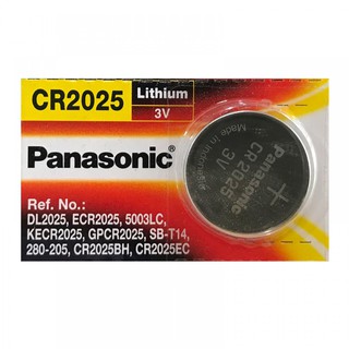 ถ่านอัลคาไลน์เม็ดกระดุม Panasonic CR2025 3V