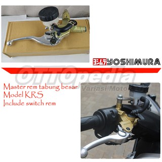 Yoshimura Master ท่อเบรก ด้านขวา ขนาดใหญ่ สําหรับ FU Vixion Vario Beat Mio Rx King CB