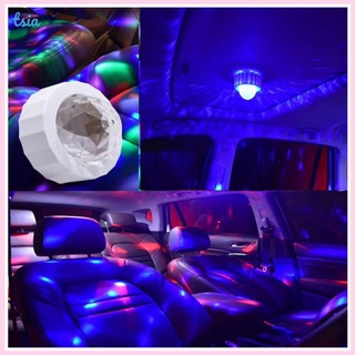 Rx โคมไฟดิสโก้ LED ไร้สาย ขนาดเล็ก แบบพกพา ชาร์จ USB สําหรับเวที ปาร์ตี้