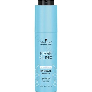 Schwarzkopf Fibre Clinix Booster 45 ml -Hydrate เซรุ่มบูสเตอร์เข้มข้น สำหรับผสมในทรีตเม้นท์ เติมความชุ่มชื้นให้ผมที่แห้ง