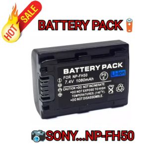 แบตเตอรี่กล้องSONY รหัสแบต NP-FH50,NPFH50 Battery for SONY HDR-TG5V, UX3,UX5,UX7,UX10,UX19,UX20,XR100,XR105,XR106,XR200V