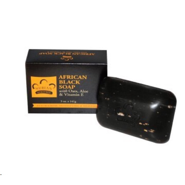 African Black Soap Nubian Heritage 5 oz. (141g)