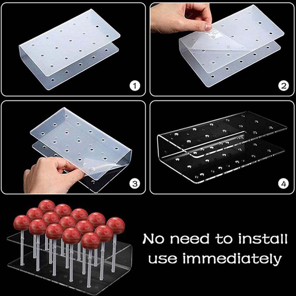 DANILO Acrylic Cake Pop Stand Rectangle For wedding party birthday ...