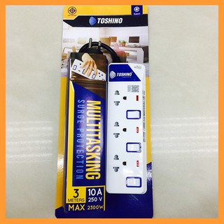 รางปลั๊กไฟอเนกประสงค์ Power Bar TOSHINO ET-913.