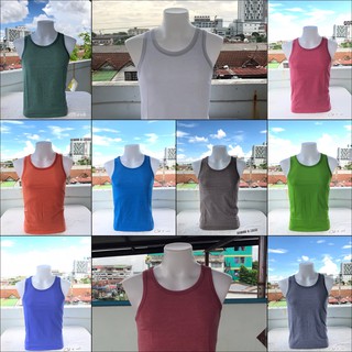 เสื้อ กล้าม ผ้า cotton มี 10 สี ให้เลือก 1/2