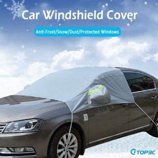 【top3c01】 Car Windscreen Mirror Shield Cover Frost Ice Snow UV Sun Dust Screen Protector