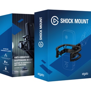 Elgato Wave Shock Mount : Maximum Isolation from Vibration Noise, Steel Chassis (10MAE9901)