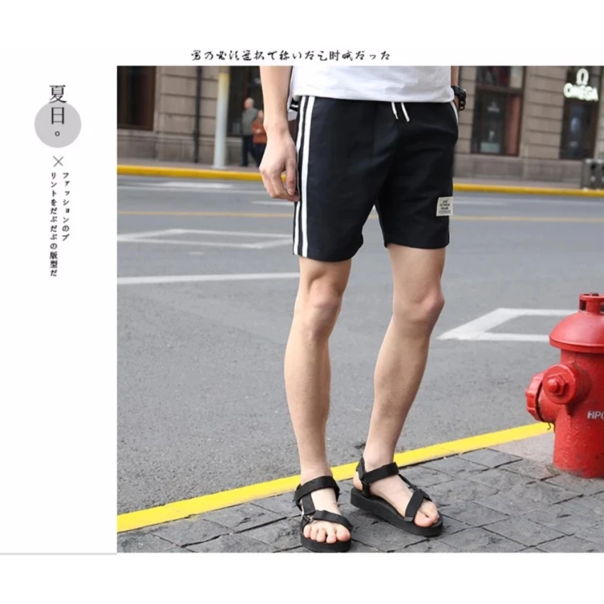 กางเกงลำลองขาสั้นผู้ชาย สีดำ thumbnail 8