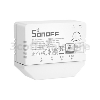 Sonoff 100-240V 50/60Hz 16A MINI R3 โมดูลสวิตช์อัจฉริยะ eWeLink รีโมตคอนโทรล