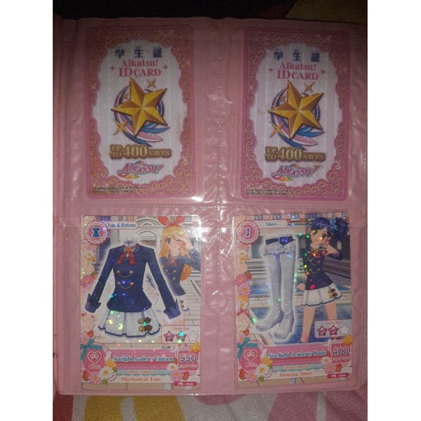 Aikatsu CARD EVENT UNIFORM & ID CARD ต้นฉบับ