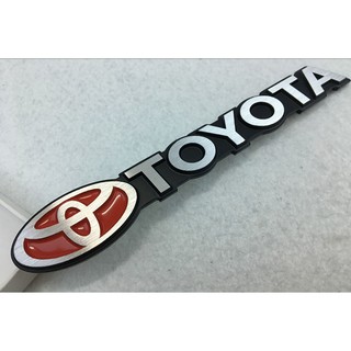1 x Metal TOYOTA Logo Side Fender Rear Trunk Emblem Badge Sticker Decal Toyota