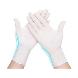 ถุงมือซาโตรี่แบบไม่มีแป้ง (SATORY) ถุงมือสีขาว กล่องส้ม | 1กล่อง มี 50 คู่