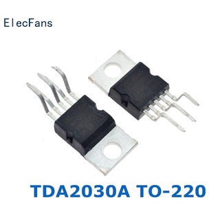 Tda2030 TDA2030A TO-220-5 ชิปวงจรรวมขยายเสียงลําโพง Elecfans