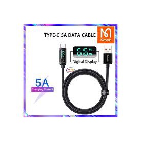 Mcdodo CA-869 Digital Pro Type-C Super Charge Data Cable 5A สําหรับ Huawei Samsung Xiaomi