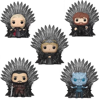 FUNKO ฟิกเกอร์ Game of Thrones Jon Snow Daenerys Night King Tyrion Throne ของเล่นสําหรับเด็ก