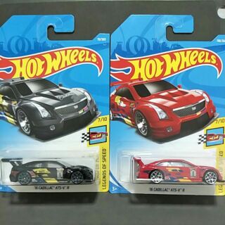 รถเหล็ก Hot wheels 16 CADILLAC ATS-V R (แดงIb1001)(ดำib42)