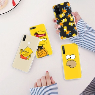 เคสโทรศัพท์มือถือแบบนิ่ม ใส ลาย Bart Simpson ML-26 สําหรับ Realme 10 Pro 9 Plus C30S C55 C35