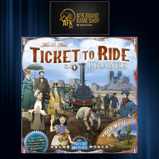 Ticket to Ride France and Old West Map Collection 6 - Board Game - บอร์ดเกม